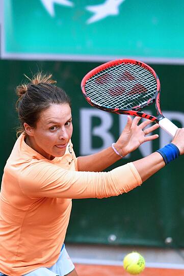 Tatjana Maria aus Deutschland. Weitere heiße Bilder von den French Open.