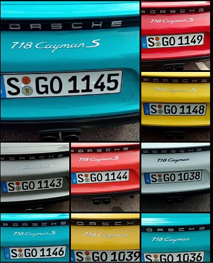 Eine appetitliche Auswahl: Porsche hat die Farbpalette für den 718 Cayman vergrößert - und bunter gemacht.
