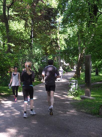 ...und für Jogger.
