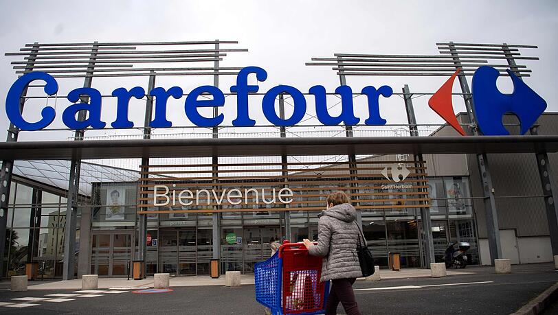 Der Supermarktkette Carrefour machen die Unruhen in Frankreich zu schaffen (Archivbild) Der Supermarktkette Carrefour machen die Unruhen in Frankreich zu schaffen (Archivbild)