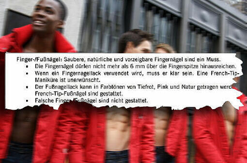 Lesen Sie hier die geheimen Regeln bei Abercrombie and Fitch. Einfach weiterklicken...