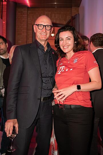 Timotheus Höttges (Vorstandsvorsitzender Deutsche Telekom AG) und CSU-Politikerin Dorothee Bär