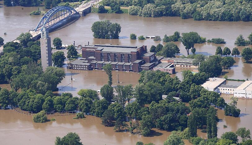 Magdeburg - eine Stadt kämpft gegen das Hochwasser: Die Bilder vom Wochenende und Montag.