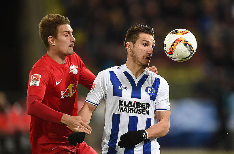 RB Leipzig konnte sich mit 1:0 gegen den Karlsruher SC durchsetzen.