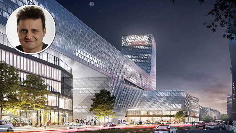 Mit 17-stöckigem Büro-Turm soll der neue Hauptbahnhof bei Nacht einmal leuchten. Mit 17-stöckigem Büro-Turm soll der neue Hauptbahnhof bei Nacht einmal leuchten.