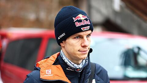 Andreas Wellinger glaubt nicht an einen Patzer von Domen Prevc.