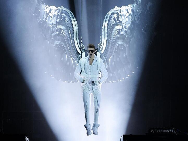 Justin Bieber bei seinem Konzert im Prudential Center in Newark, New Jersey