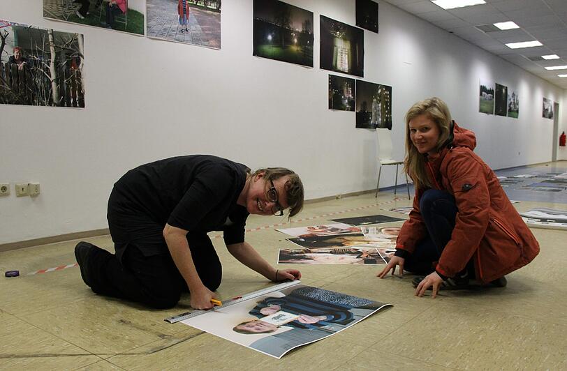 Die Projektleiterinnen Andrea Huber von der Färberei und Anna von Bredow von der Initiativgruppe (v.l.) waren bei einigen Spaziergängen auch dabei und haben fotografiert.
