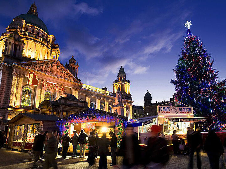 Anders als anderswo in Europa: Christmas Market in Belfast