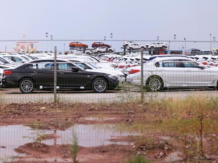 BMW-Neuwagen in China. Das Unternehmen konnte seine Verkäufe im Reich der Mitte steigern.