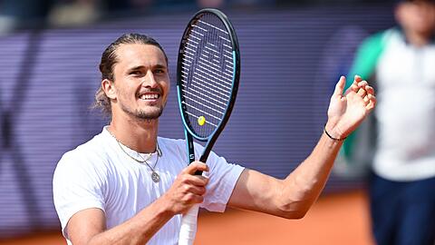Jubelt über den Turniersieg in München und Platz zwei in der Weltrangliste: Alexander Zverev.