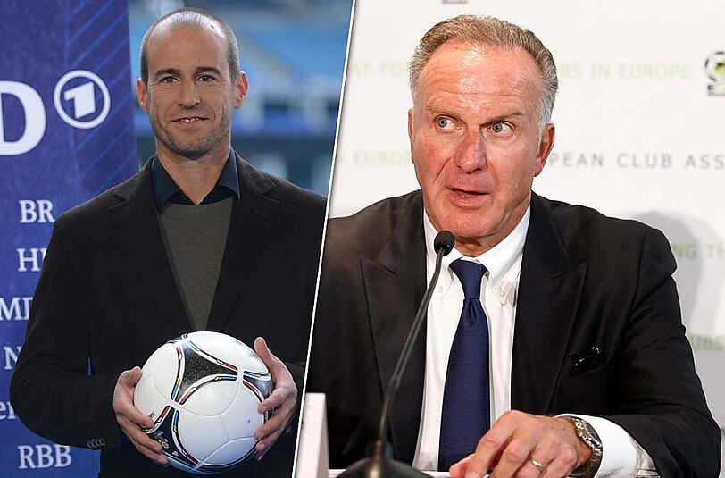Bayern-Boss Karl-Heinz Rummenigge nimmt seine Spieler in Schutz - und stichelt gegen den ARD-Experten Mehmet Scholl.