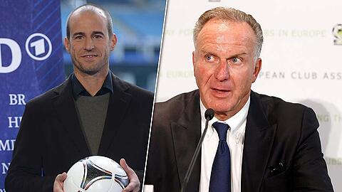Bayern-Boss Karl-Heinz Rummenigge nimmt seine Spieler in Schutz - und stichelt gegen den ARD-Experten Mehmet Scholl.