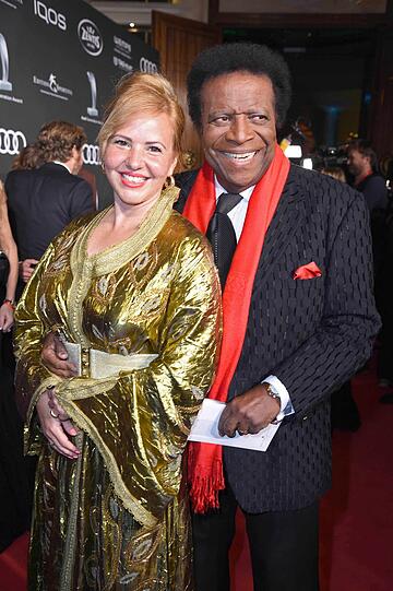 Roberto Blanco mit Ehefrau Luzandra Strassburg.