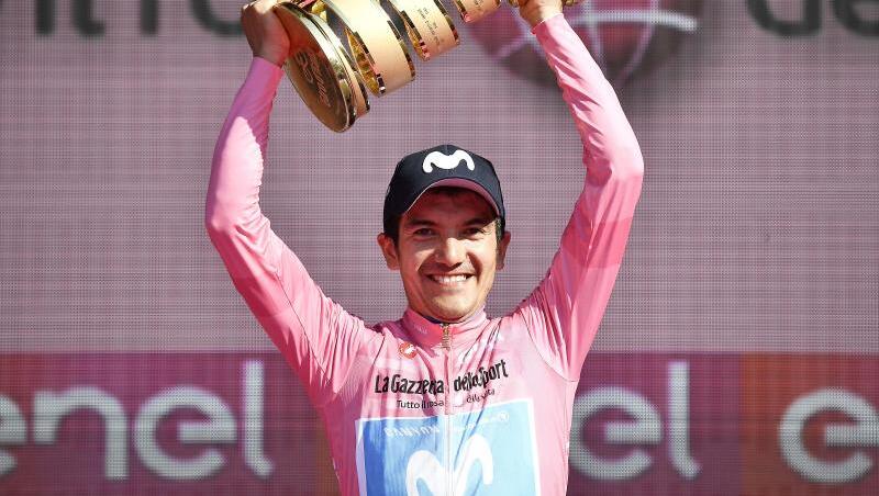 Gewann 2018 den Giro d'Italia: Richard Carapaz aus Ecuador. Gewann 2018 den Giro d'Italia: Richard Carapaz aus Ecuador.