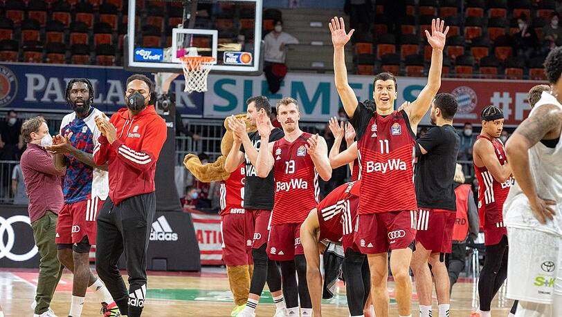 FC Bayern Basketball gewinnt gegen Hamburg Towers.