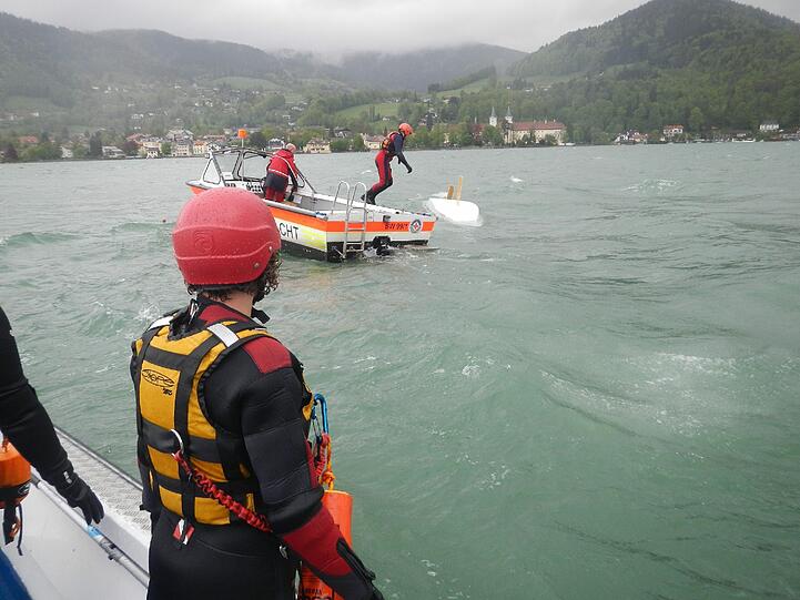 Dramatische Rettung auf dem Tegernsee - die Bilder