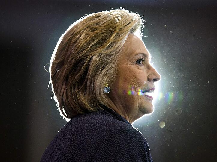Clinton über Trump: "Ich werde versuchen zu verhindern, dass er die USA zerstört." Foto: Jim Lo Scalzo