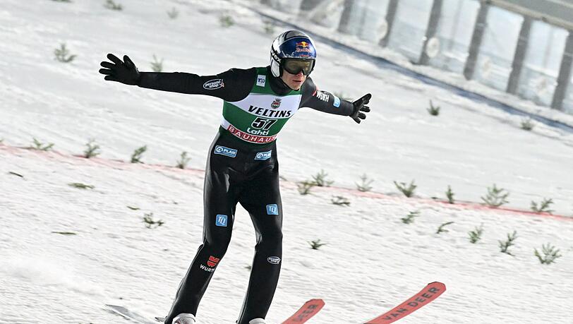 Kam im finnischen Lahti auf Sprünge von 126,5 und 126 Metern: Andreas Wellinger.