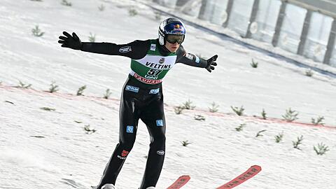 Kam im finnischen Lahti auf Sprünge von 126,5 und 126 Metern: Andreas Wellinger.
