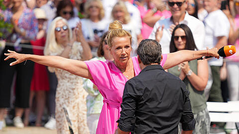 Andrea Kiewel steht am 4. Mai der Auftakt ihrer 25. "Fernsehgarten"-Saison bevor