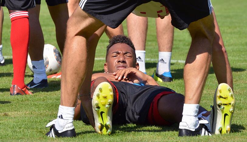 Die Bayern bereiten sich auf das Spiel gegen den 1. FC Nürnberg vor. Hier gibt's die Bilder vom Mittwochstraining.