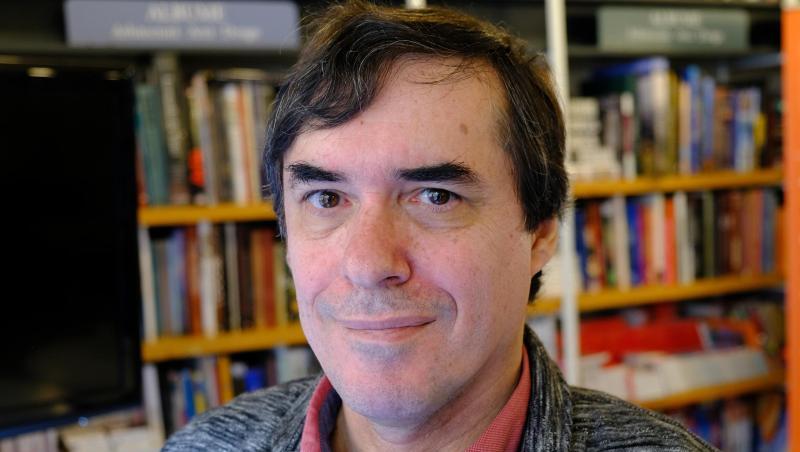 Mircea Cartarescu, rumänischer Schriftsteller. Mircea Cartarescu, rumänischer Schriftsteller.