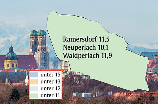 Mietspiegel 2013: Durchschnittliche Quadratmeterpreise für Wohnungen in München