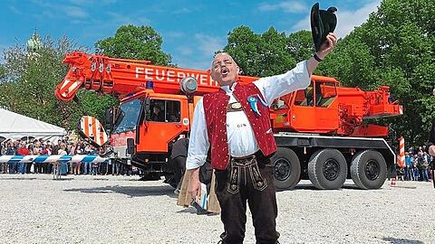 Noch-Wiesnstadtrat Otto Seidl im Glück: "Des is wie Ostern, Pfingsten und Weihnachten auf oamoi."