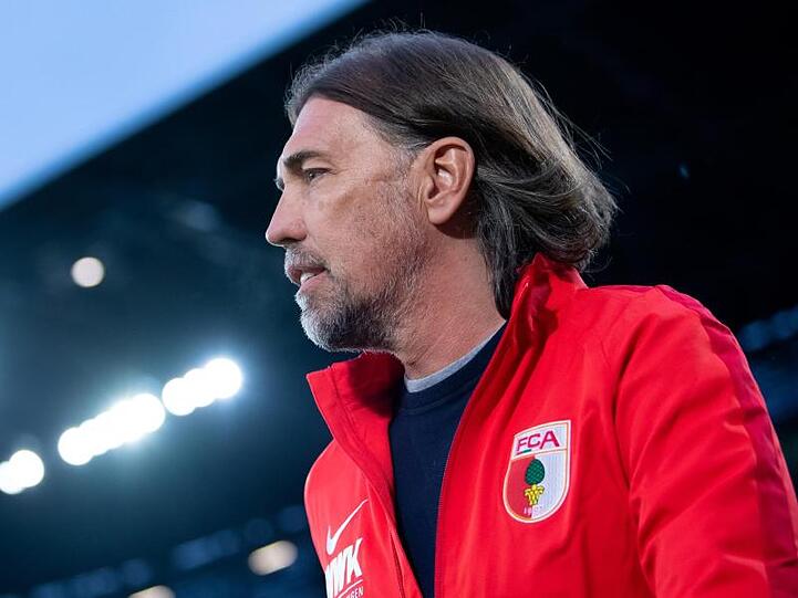 Martin Schmidt, Trainer des FC Augsburg. Foto: Sven Hoppe