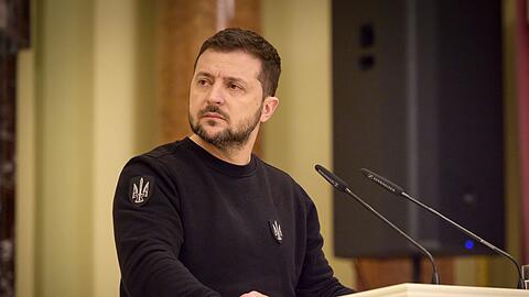 "Die Situation ist sehr hart": Wolodymyr Selenskyj.