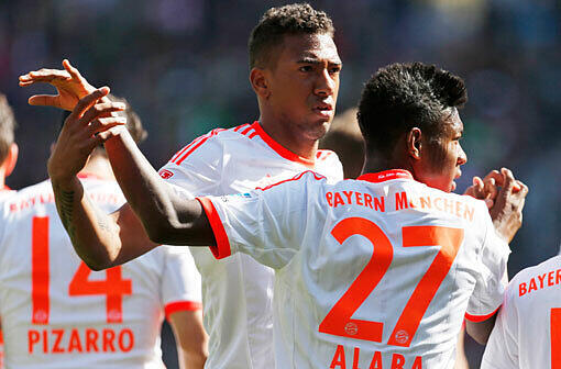 JEROME BOATENG: Note 2. Sah letzte Saison in Hannover Rot. Sah an diesem Samstag meist in die Sonne. Denn weder Diouf noch Ya Konan (ab Halbzeit zwei) bereiteten ihm Mühe. Gegen Barca Bankkandidat trotz seines Assist-Punkt bei Gomez' 4:0.