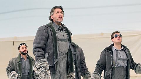 Thomas Hampson (Amundsen) bei einer Probe im Rennertsaal der Bayerischen Staatsoper.
