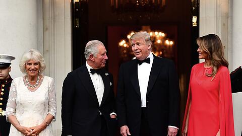 Es ist bereits der zweite Staatsbesuch Trumps in Großbritannien. Schon während seiner ersten Amtszeit wurde ihm der rote Teppich ausgerollt. (Archivfoto)