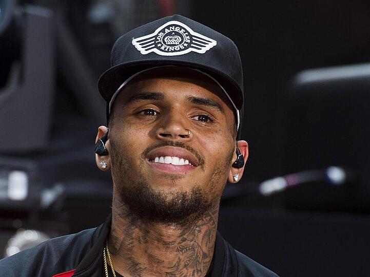 Chris Brown bei einem Auftritt in New York
