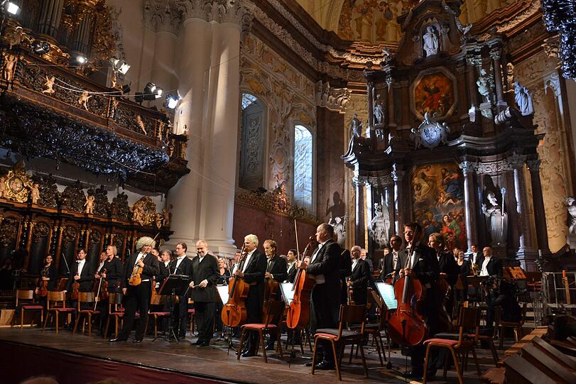 Die Münchner Philharmoniker in St. Florian.