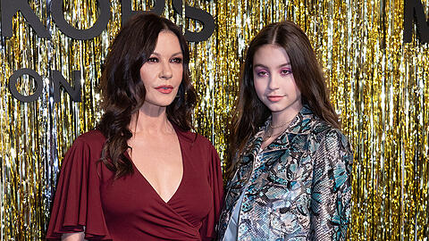 Catherine Zeta-Jones mit Tochter Carys bei einer Veranstaltung in New York.