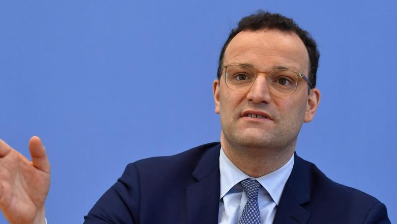 Bundesgesundheitsminister Jens Spahn (CDU) während einer Pressekonferenz. Bundesgesundheitsminister Jens Spahn (CDU) während einer Pressekonferenz.