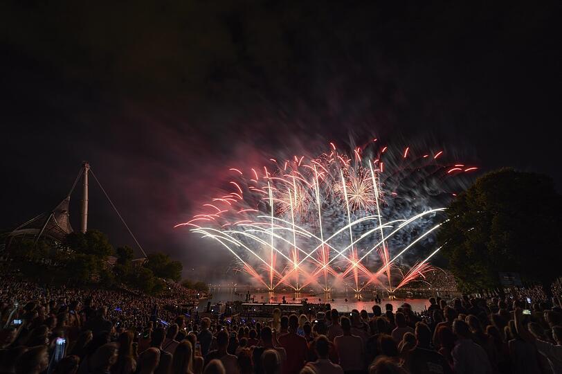 Was für ein Spektakel: das Feuerwerk 2019.