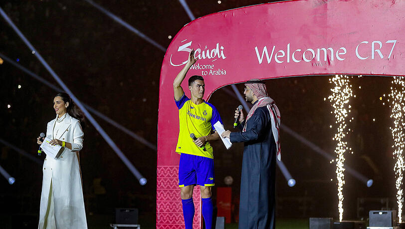 Mega-Star Cristiano Ronaldo folgte im Winter als erster großer Name dem Ruf des Geldes nach Saudi-Arabien.