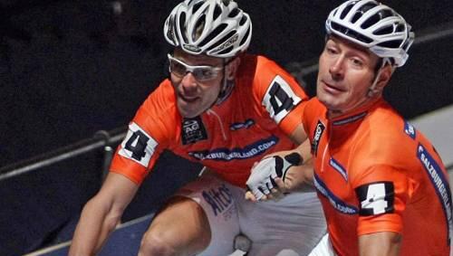 Gehen als Favoriten ins Finale: Erik Zabel und Leif Lampater. Gehen als Favoriten ins Finale: Erik Zabel und Leif Lampater.