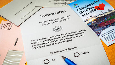 Soll sich München für Olympische Spiele bewerben? Um das zu klären, führt die Stadt einen Bürgerentscheid durch. Man kann auch per Briefwahl abstimmen.