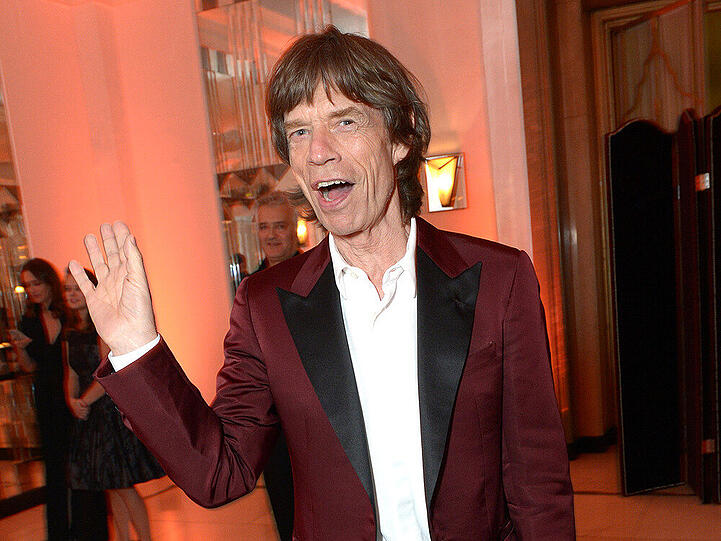 Bringt dieser freundliche Mann die Niederlagen? Mick Jagger bei einem Auftritt in London