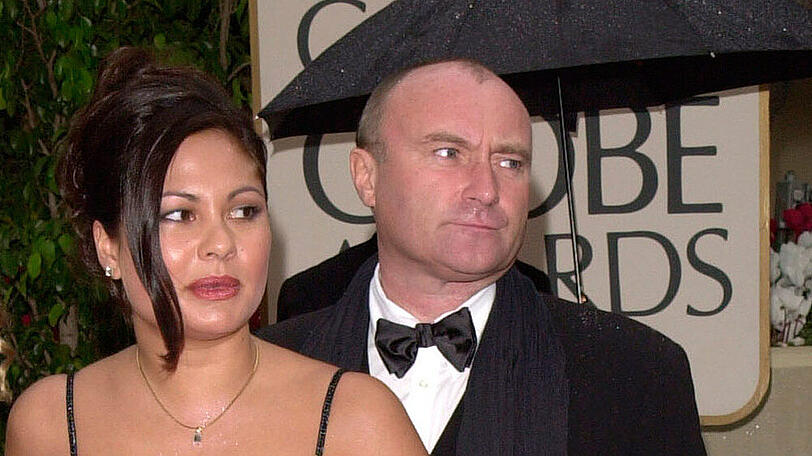Ein Foto aus glücklicheren Zeiten: Phil Collins und seine Orianne im Jahr 2000.