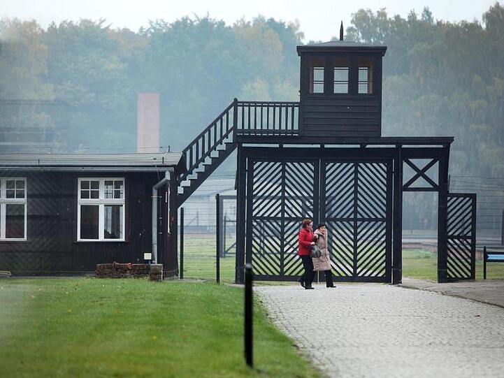 Eingang des Stutthof-Museums in Sztutowo.
