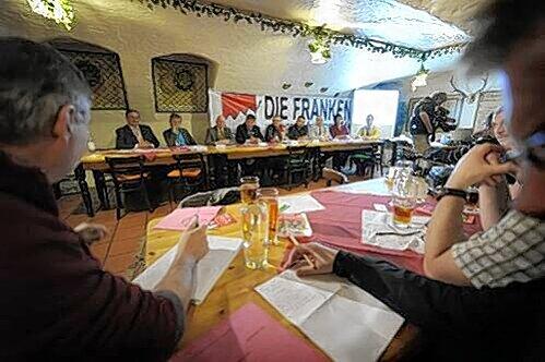 Revolte aus dem Brauhaus: Die Gründungspressekonferenz der "Partei für Franken" am Wochenende