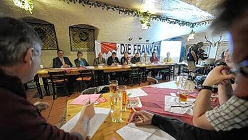 Revolte aus dem Brauhaus: Die Gründungspressekonferenz der "Partei für Franken" am Wochenende