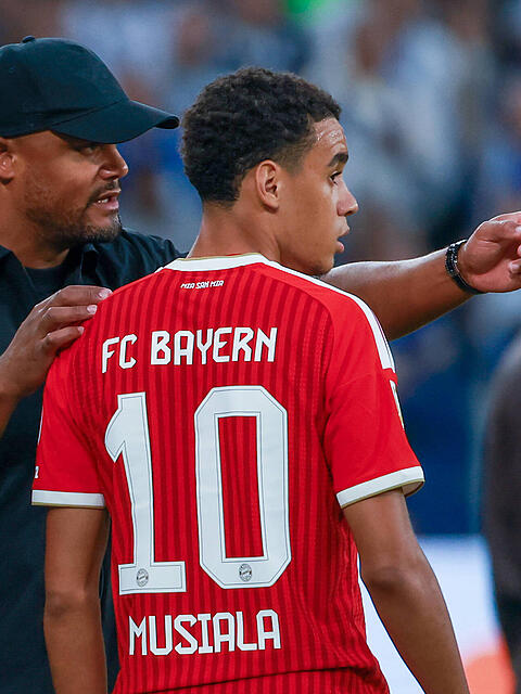 Gegen Schalke 04 wieder auf dem Platz: Jamal Musiala