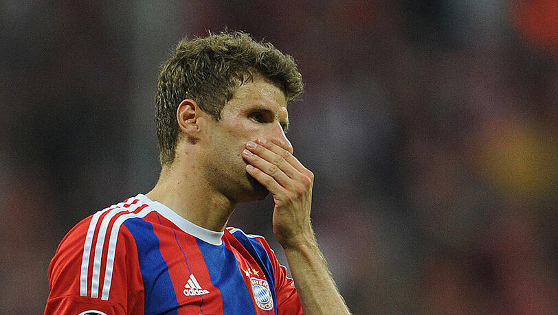 Gewonnen, aber trotzdem raus: Bayerns Thomas Müller nach dem Ausscheiden gegen den FC Barcelona. Gewonnen, aber trotzdem raus: Bayerns Thomas Müller nach dem Ausscheiden gegen den FC Barcelona.
