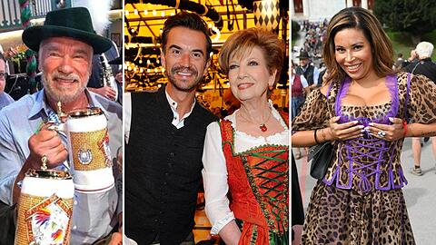 Der Schampus schmeckt, die Maß sowieso: Die Promis beim Wiesn-Anstich